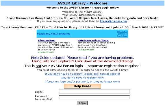 AVSIM Library