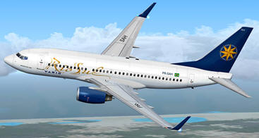 中古】INFLIGHT 1/200 ボーイング 737-700 VARIG BRASIL[10